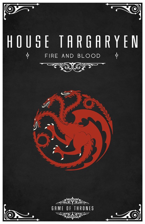 Game Of Thrones Sigils Poster