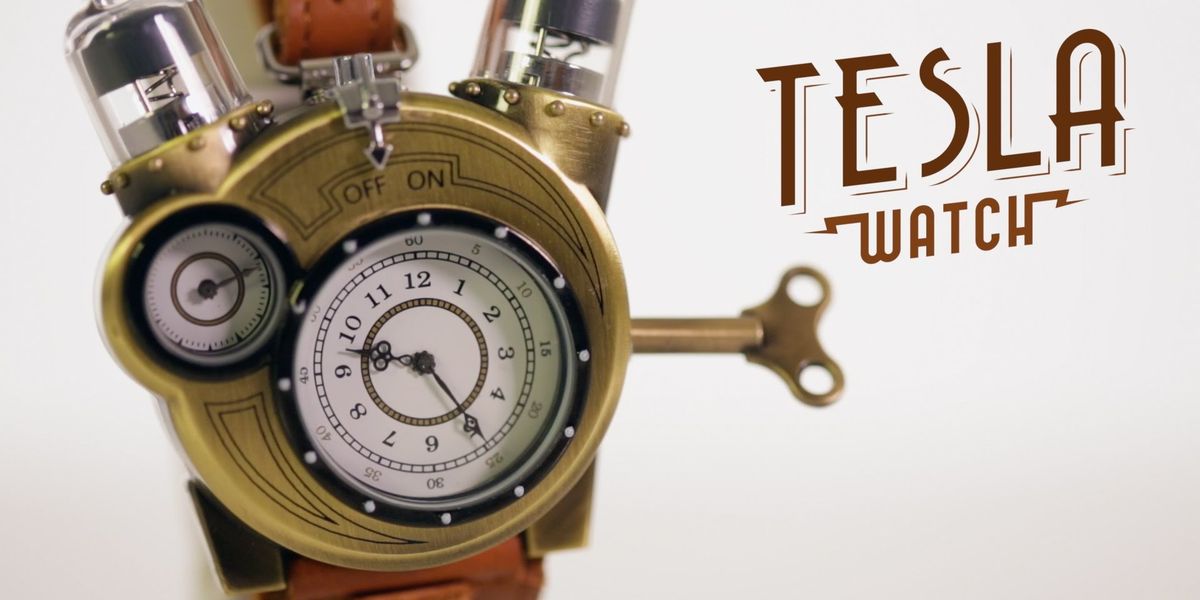 tesla analog watch