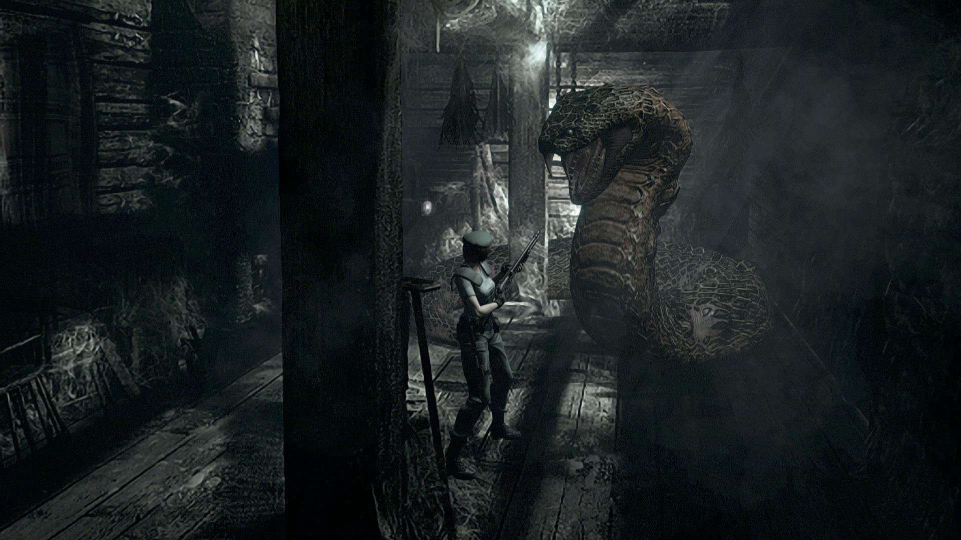 Jill Valentine and the snake